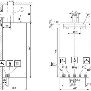 buderus gb172 cihaz boyutu